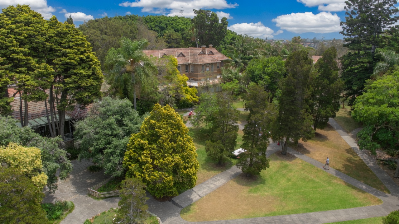 Aerial view of the WHOS Lilyfield campus.
